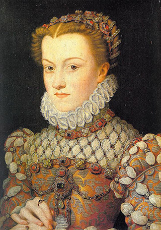 Елизавета Австрийская 1554–1592, дочь Максимилиана и Марии