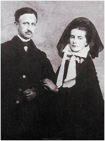 Мария с супругом, 1865 год 