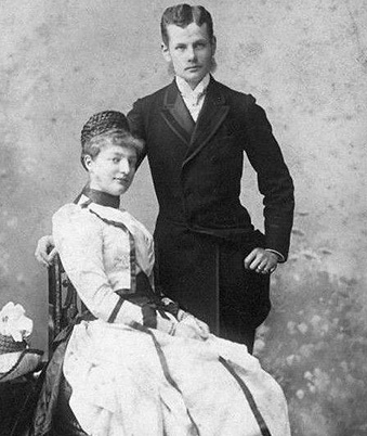 Альберт, 8-й князь Турн-и-Таксис, с супругой Маргаритой Клементиной 