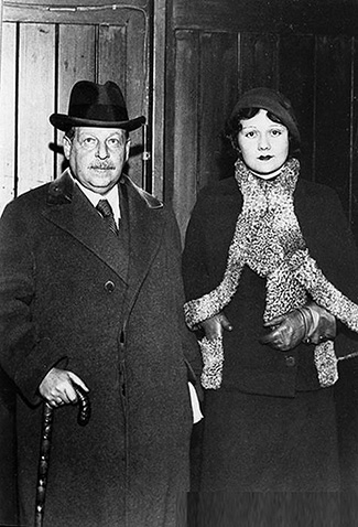 Вера Кальман с Имре Кальманом, 1933 год
