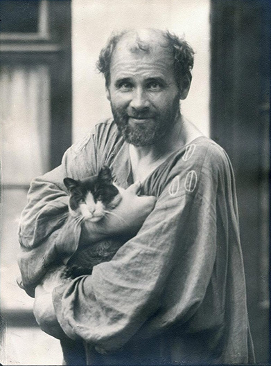 Густав Климт, 1910 год Фотография Морица Нера