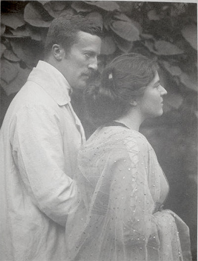 Рихард Лукш и Елена 1908 год 