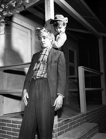 Оскар Вернер на сцене театра Йозефштадт, 1949 г.