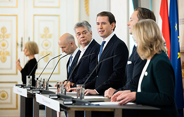 Федеральный канцлер Австрии Себастьян Курц 