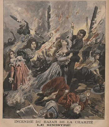 Пожар на Bazar de la Charité, 1897 год  