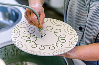 декоративная техника украшения керамики 
