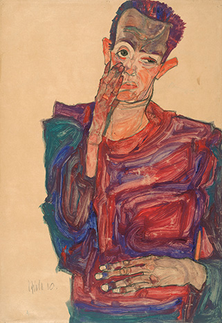Эгон Шиле, 1910 год 